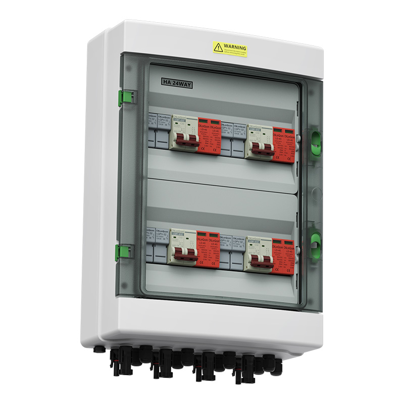 PV Combiner Box 4 v 4 out DC500V